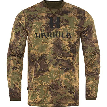 Härkila Deer Stalker Camo Langarmshirt, AXIS MSPForest green im Sale